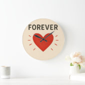 Liebe für immer Wanduhr (Zuhause)