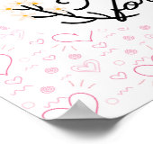 Liebe für immer zusammen zitieren poster (Ecke)