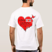 LIEBE FÜR JAPAN T-Shirt (Rückseite)
