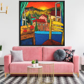 Liebe für Jerusalem von Jonathan Kis-Lev Leinwanddruck (Insitu (Wohnzimmer))