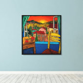 Liebe für Jerusalem von Jonathan Kis-Lev Leinwanddruck (Insitu (Holzboden))