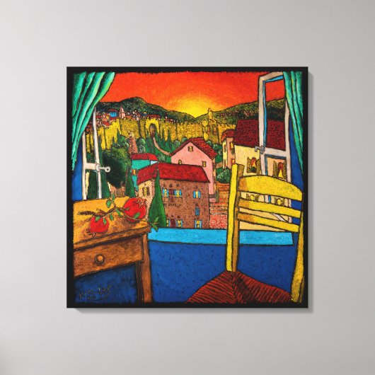 Liebe für Jerusalem von Jonathan Kis-Lev Leinwanddruck (Vorderseite)