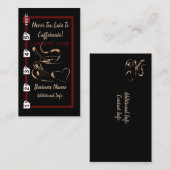 Liebe für Kaffee 2 Treuekarte (Vorne/Hinten)