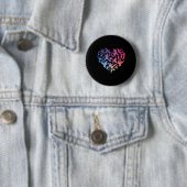 Liebe für Kampfkunst Button (Beispiel)
