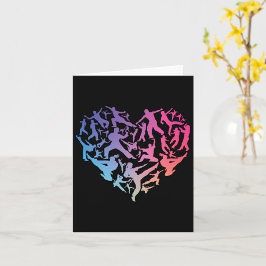 Liebe für Kampfkunst Karte (Gelbe Blume)