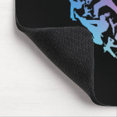 Liebe für Kampfkunst Mousepad (Ecke)