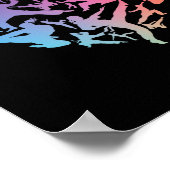 Liebe für Kampfkunst Poster (Ecke)