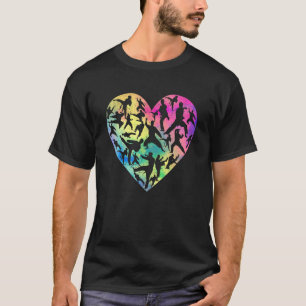 Liebe für Kampfkunst T-Shirt