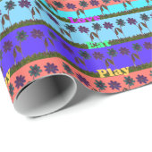 Liebe für Kleinkinder spielt Farbe.pnng Geschenkpapier (Rolleneckpunkt)