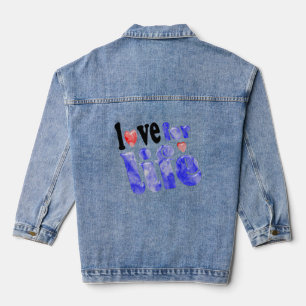 Liebe für Kleinkinder T - Shirt Jeansjacke