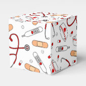 Liebe für Krankenschwester - Weißer Hintergrund Geschenkschachtel (Vorderseite)