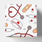 Liebe für Krankenschwester - Weißer Hintergrund Geschenkschachtel (Oben)