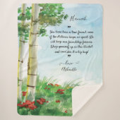 Liebe für lange Distanz | COVID-Meldung Sherpadecke (Vorderseite)