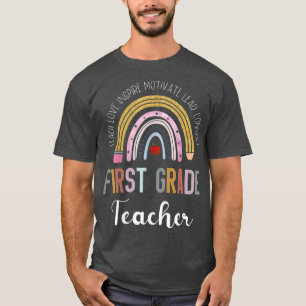 Liebe für Lehrer der ersten Klasse Inspirierte Boh T-Shirt