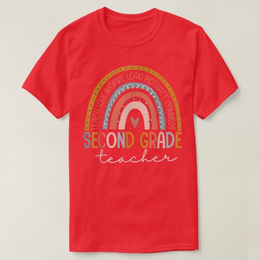 Liebe für Lehrer der zweiten Klasse Inspirierte Bo T-Shirt (Design vorne)