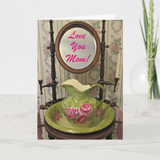 Liebe für Mama Dankeskarte (Vorderseite)