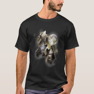 Liebe für Männer Weibchen am Wolf Moon T-Shirt