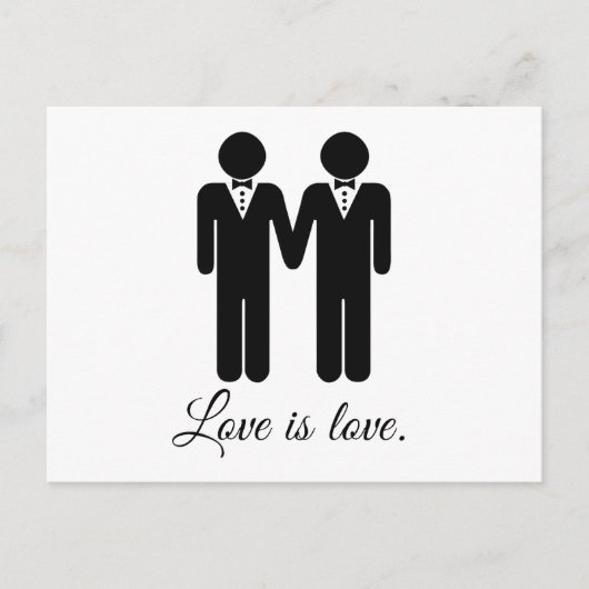 Liebe FÜR MÄNNLICHE WEDEN -.png Postkarte (Vorderseite)