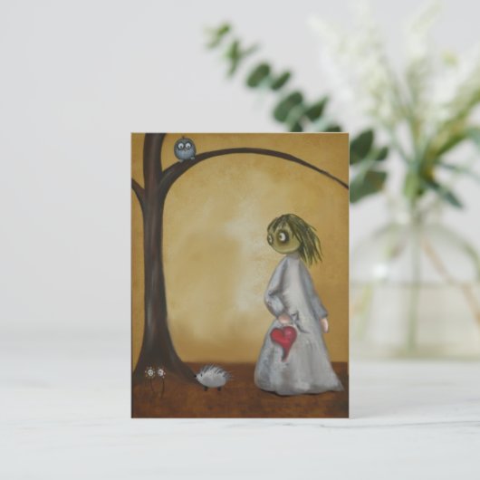 Liebe für meinen prickelnden Freund Postkarte (Stehend Vorderseite)