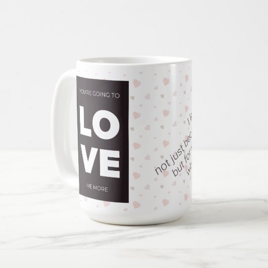 Liebe für mich kaffeetasse (Vorderseite Links)