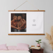 Liebe für moderne Schreibmaschinen mit benutzerdef Wandteppich Mit Holzrahmen (Schlafzimmer)