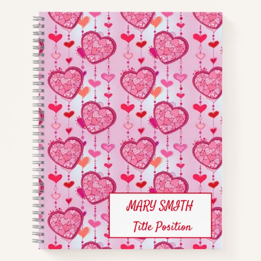 Liebe für moderne Schulen Notizblock (Vorderseite)