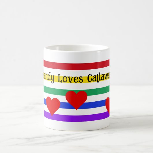 Liebe für nicht binäre Namen - Anpassen Kaffeetasse (Mittel)