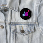 Liebe für niedliche Katzen Button (Beispiel)