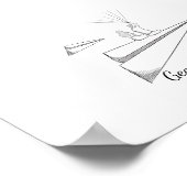 Liebe für Papierflugzeuge Poster (Ecke)