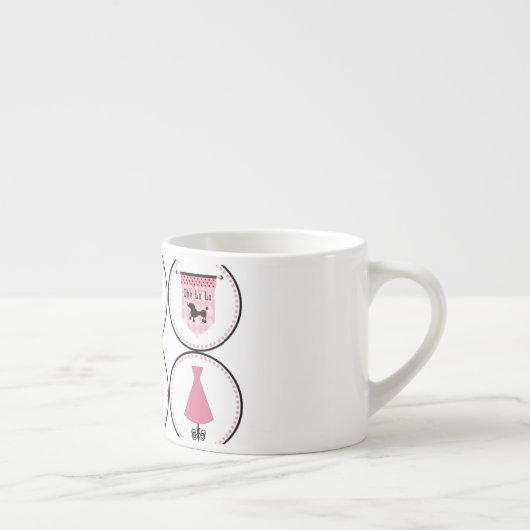 Liebe für Paris Espressotasse (Rechts)