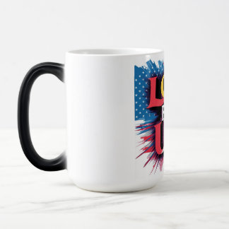 "Liebe für Patriotische Tasse der USA"