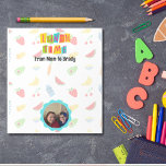 Liebe für personalisiertes Foto Notizblock<br><div class="desc">Benutzen Sie dieses adorable Notizblock, um eine Notiz an Ihre Lieblings-Person, oder Menschen zu schreiben! Personalisieren Sie das mit einem Foto und einem Namen. Personalisiertes Bild von Mama für Kinderlunchbox Notepad Diese personalisierten Foto lunchbox Liebe Noten sind ideal für jedermann, um zum Mittag etwas Beifall zu senden. Besonders toll für...</div>