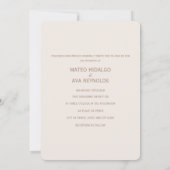 Liebe für Pferde Einladung zum Hochzeitsfeiern (Rückseite)