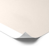 Liebe für Pferde-Hochzeitplakat Poster (Ecke)