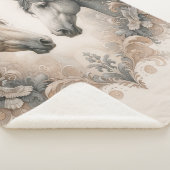 Liebe für Pferde Sherpa Blanket Sherpadecke (3/4)