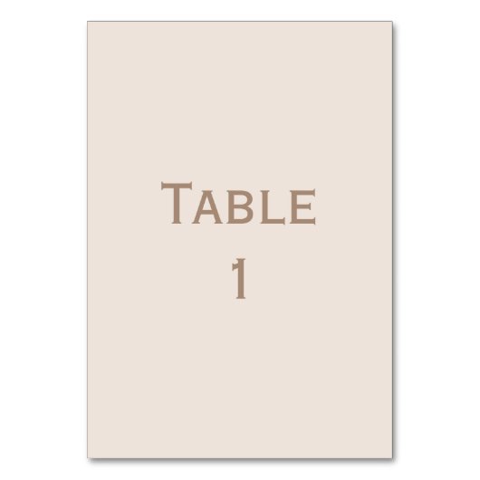 Liebe für Pferdehochzeiten Tischnummer (Rückseite)