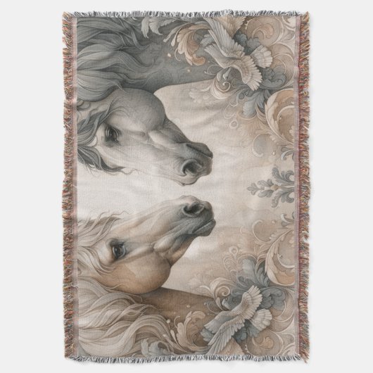 Liebe für Pferdeknochen Decke (Vorderseite Vertikal)