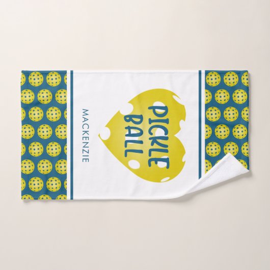 Liebe für Pickleball - Personalisierte, benutzerde Handtuch (Handtuch)