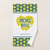 Liebe für Pickleball - Personalisierte, benutzerde Handtuch (Handtuch)