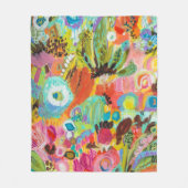 Liebe für Reisen I Fleecedecke (Vorderseite)