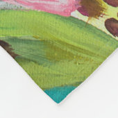 Liebe für Reisen I Fleecedecke (Ecke)