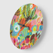 Liebe für Reisen I Große Wanduhr (Winkel)