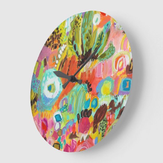 Liebe für Reisen I Große Wanduhr (Winkel)