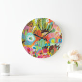 Liebe für Reisen I Große Wanduhr (Zuhause)