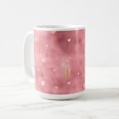 Liebe für Rosa Glam Kaffeetasse (Vorderseite Links)