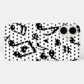 Liebe für Schwarz-Weiß-Musik Case-Mate iPhone Hülle (Rückseite (Horizontal))