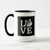 Liebe für schwere Atemwege Tasse (Links)