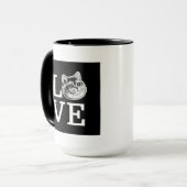 Liebe für schwere Atemwege Tasse (Vorderseite Links)