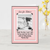 Liebe für Schwester Birthday Karte (Gelbe Blume)