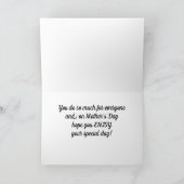 LIEBE FÜR SIE AM MUTTER-TAG *GRANDMOTHER* KARTE (Innenseite)